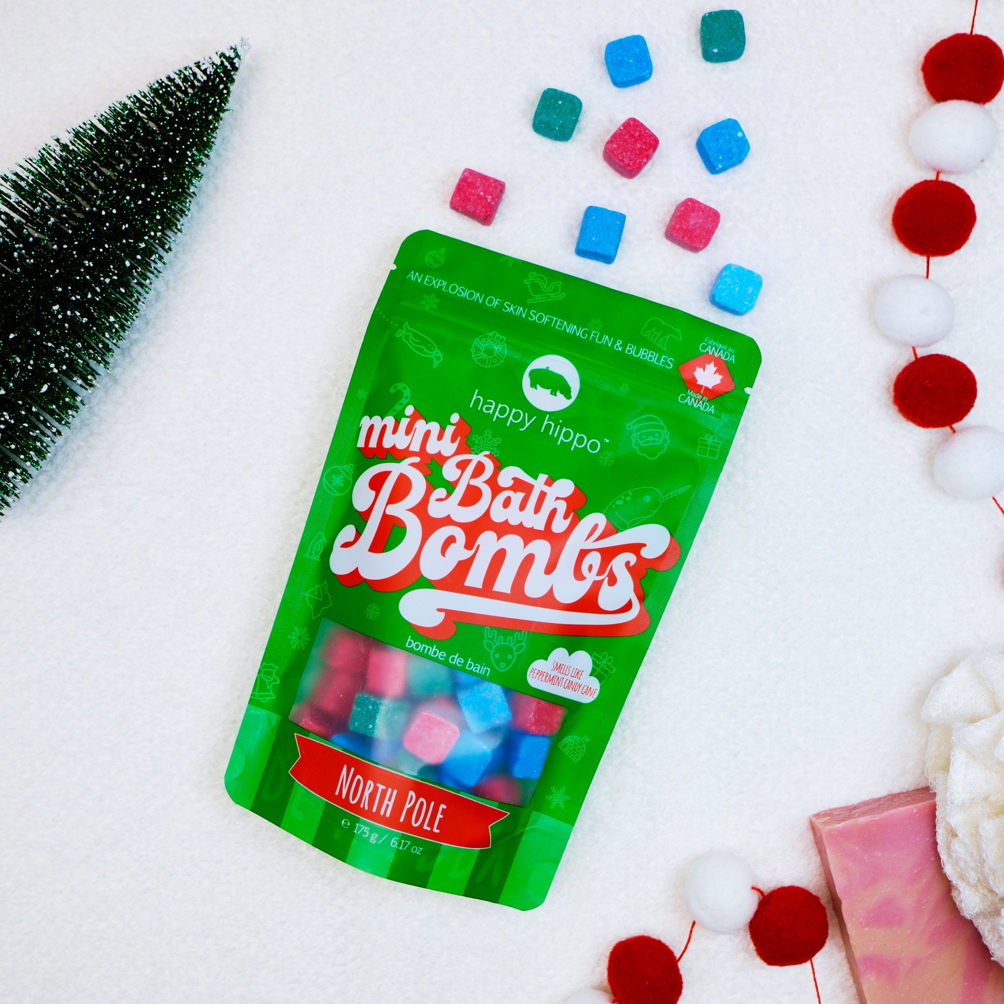 North Pole Mini Bath Bombs